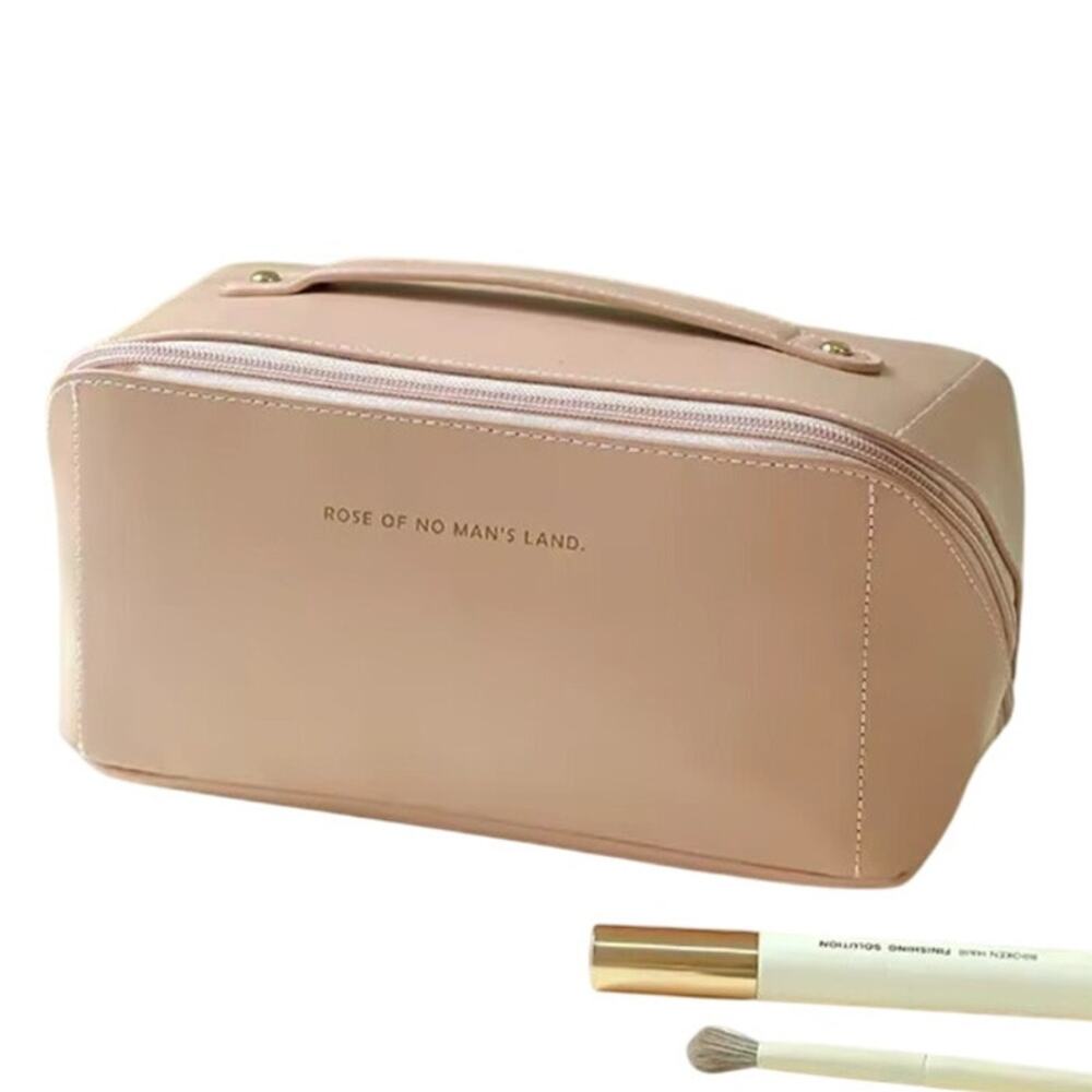 Rose of No Man's Land zip close travel cosmetic toiletry bag A3 2958